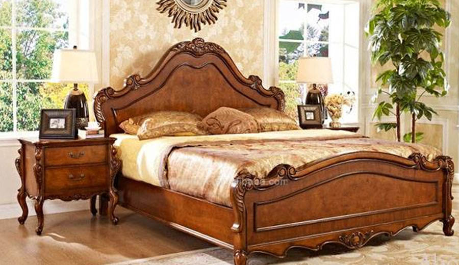 wood furniture bed